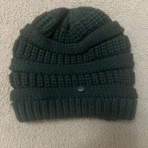 Modena | Knit Beanie Winter Hat | Dark Grey